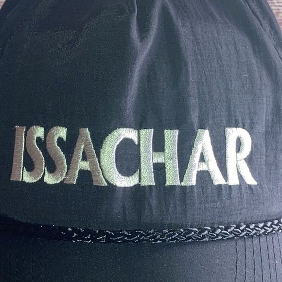 Mens Vintage Cobra Black Trucker Hat W/ Issachar Embroidered - Picture 2 of 11
